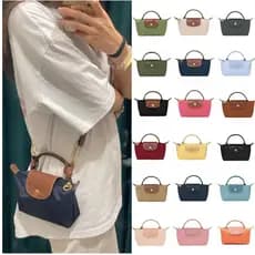 {Boutique} Mini bolsa mensageiro feminina de Nylon à prova d'água, leve, portátil, pequena, quadrada, Commuter, All-Matc