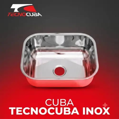 Cuba De Cozinha Tecnocuba Numero 1 Inox Pia Sobrepor E Embutir 46x30cm Oferta Envio Rápido
