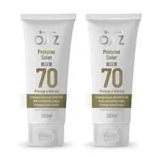 Kit com 2 Protetores Solar OAZ FPS70 Protege e Hidrata