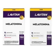 Lavitan Melatonina Com 150 Comprimidos Mástigáveis