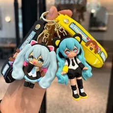 Novo chaveiro Hatsune Miku, chaveiro fofo da Hatsune, pingente para carro e mochila, pequeno presente no atacado.