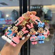 Moletom do Mickey 2026, novo modelo, chaveiro de resina da Minnie, pingente para chaves de carro e bolsa, presente.