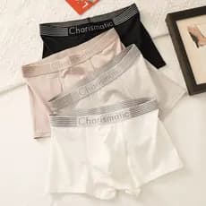 Novo estilo Modal algodão roupa interior masculina fino confortável boxer briefs respirável cor sólida All-Match meados
