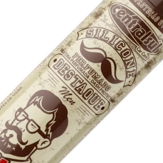 DESTAQUE SILICONE AEROSSOL MEN VINTAGE CENTRALSUL 400ML