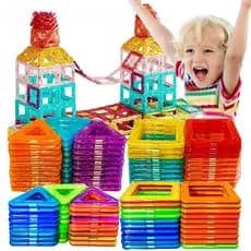 50100pcs Blocos De Construção Magnéticos Para Crianças , Brinquedos De Design Magnético DIY , Educacionais