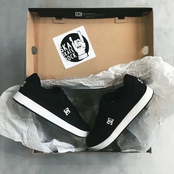 TÊNIS DC SHOES BRANCO PRETO MASCULINO FEMININO MANTECA 4