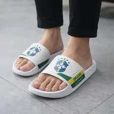 Chinelo Slide Masculino da Seleção Leve Confortável Macio