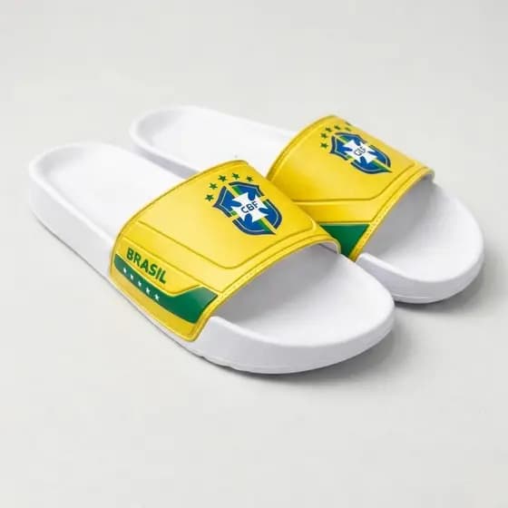 Chinelo Slide Masculino Casual Leve Confortável Macio Do Brasil