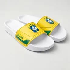 Chinelo Slide Masculino Casual Leve Confortável Macio Do Brasil