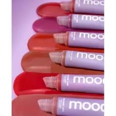 Gloss Labial Colour Lips Mood Ruby Rose - Alta Pigmentação, Hidratação com 6 Cores