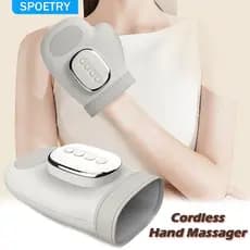 Massageador De Mão Elétrico Sem Fio Com Vibração E Calor Compressão De Ar Dedo Para Alívio Da Dor Artrite