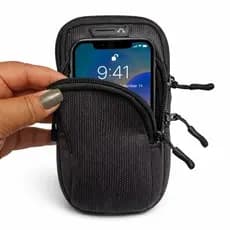 Braçadeira Suporte Para Celular Unissex Fitness Esportes Academia Corrida Caminhada Com Zíper