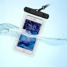 Kit 2 Capas Para Celular Bolsa Aprova D'água Capinha Impermeável Universal Cores Variadas Transparente .