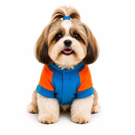 Roupinha Pet Pequeno Moletom Flanelado Quentinho Cachorro Porte Pequeno Aberto na Frente Casaco Inverno Frio.