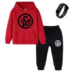 Conjunto de Moletom Enaldinho Youtuber Moda Infantil Menino e Menina Blusa de Frio Casaco Flanelada Unissex