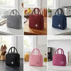 Bolsa Térmica Portátil Marmita Viagem Necessaire Lancheira Térmica Infantil Várias Cores
