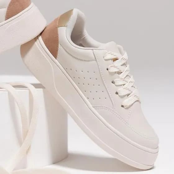 Tênis Casual Feminino Moderno Elegante Estiloso Leve Macio Confortável Acessível Dia A Dia
