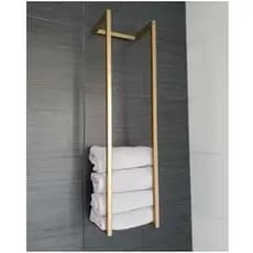 Toalheiro Porta Toalha 60cm Industrial em Metal para Banheiro, Lavabo, Box, Barbearia e Salão de Beleza