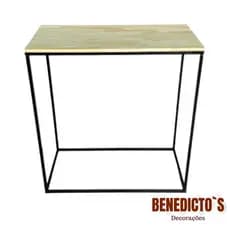 Mesa de festa decorativa desmontável 76cm x 29cm x 76cm