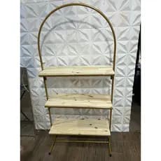 Prateleira Romana 3 Andares 1,60m x 60cm DOURADA