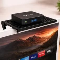 Suporte Prateleira Ajustável Tv Conversor Receptor Tv Box Net Claro Sky Modem Universal