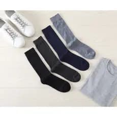 Kit 3/6/12 Pares Meias Masculinas Cano Médio Malha Macia Respirável Tamanho 37-44