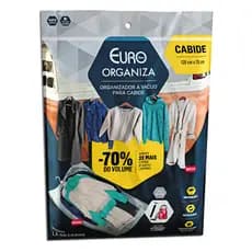 Organizador A Vácuo De Cabide Protetor Jaqueta Casaco Blusa 70 X 120 Cm