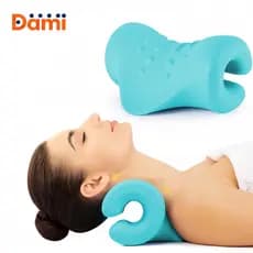 [Dami] Travesseiro Ortopédico Cervical Massageador Quiroprático Yoga relaxa músculos e alivia dor no pescoço