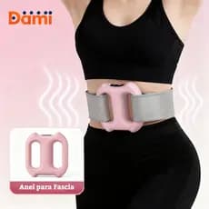 Drenagem Linfática Massageador Vibratório Portátil Recarregável | Cinta para Cintura/Perna/Glúteo