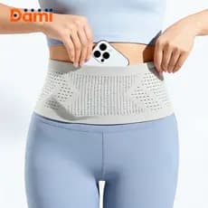 Bolsa de Cintura para Corrida Alta Elasticidade 360° Antiderrapante Leve e Portátil