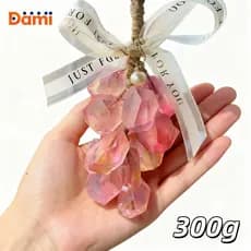 [Dami] Sabonete Artesanal Cristal de Morango Presente Decorativo Limpeza Suave Hidratação Intensa Unissex Família