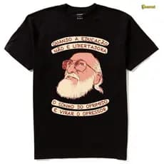 2026 Camiseta Paulo Freire Educação Oprimido Opressor Tumblr