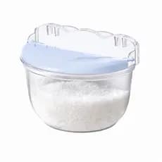 Saleiro de Cristal Acrílico Com Tampa Cozinha