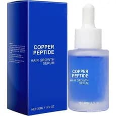 Produtos para cuidados capilares com peptídeos de cobre Fleava, sérum para crescimento capilar Fleava, sérum para cresci