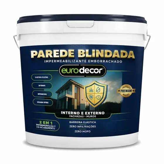Tinta Emborrachada 3.6KG ou 1KG Parede Blindada Zero Infiltrações Zero Mofo E Sem Goteiras