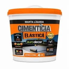 Cimento Emborrachada Manta 4kgs ou 20Kgs Impermeável Cinza Externas Profissional