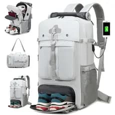 Mochila impermeável ampla capacidade, para viagem, escalada, ar livre, esporte, viagem de negócio, notebook profissional