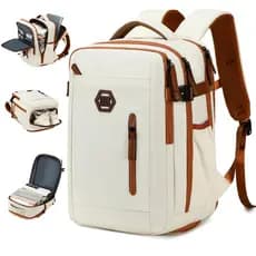 Mochila para viagem feminina, mochila para laptop, mochila multifuncional à prova d'água, Frete Grátis
