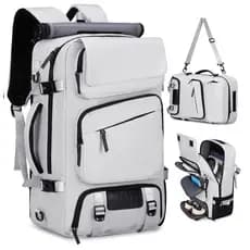 Mochila de Viagem Grande Capacidade Unissex para Notebook Impermeável Reforçada Uso Diário