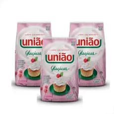Açúcar Confeiteiro União Glaçúcar 500g Original Ideal Para Confeitaria