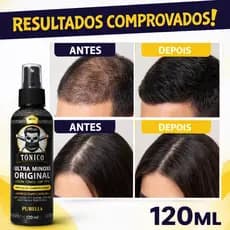 Tônico Ultra, cabelo, barba e sobrancelha