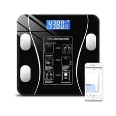 Balança Corporal Digital Bioimpedância Bluetooth Vidro Temperado Com App