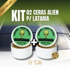 Kit 02 Ceras Alien P/ Brilho Queimado Riscos e Polimento
