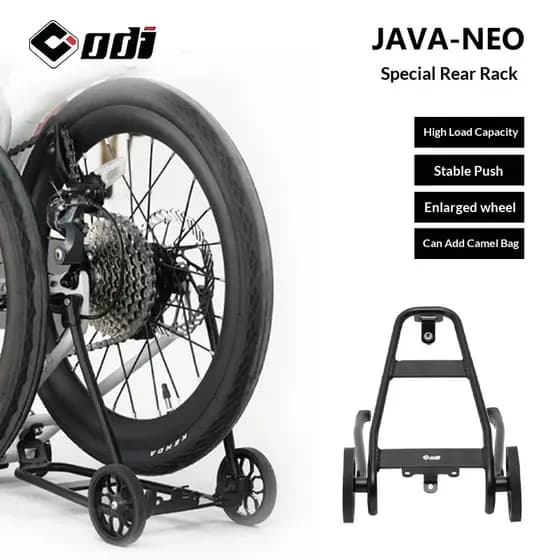 ODI Rack Traseiro Especial Para JAVA NEO 16in/20in Bicicleta Dobrável De Alta Capacidade De Carga Prateleira Traseira De