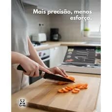 Kit Facas Profissionais Inox 6 peças - Uso Diário - HENVO