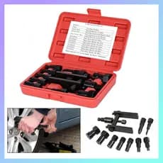 Kit de ferramentas de remoção de rolamento de anel interno de 10 peças, Ferramenta de remoção de rolamento de 8-25 mm