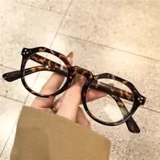 Retro Vintage Redondo Gregory Peck Óculos De Miopia Armação Óptica Acetato Para Luz Azul Oculos De Grau