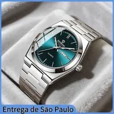 Novo Relógio De Quartzo Masculino Popular Moda Negócios Luxo Casual