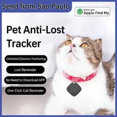 Mini GPS Pet Posicionamento Tag Rastreador Crianças Para Apple Encontrar Meu Aplicativo IOS Sistema Dispositivo De Rastr