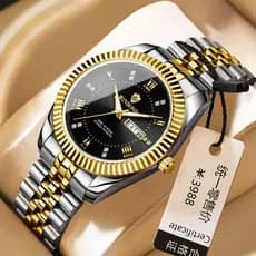 Novo Estilo Coreano Relógio De Quartzo Luminoso Masculino À Prova Dwaterproof Água Calendário Moda Luxo Negócios